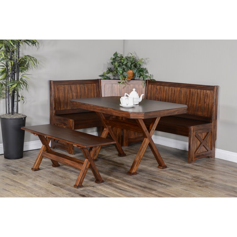 4 Piece Mahogany Trestle Dining Set